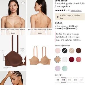 Victoria's Secret Smooth Lightly Lined Bra - Praline Brown